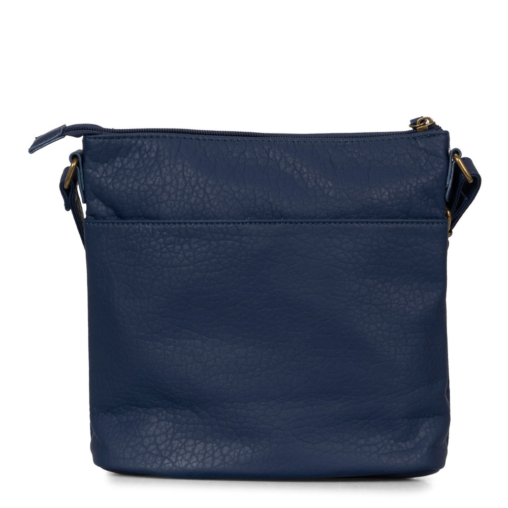 Pebbled N/S Crossbody Bag - Bentley