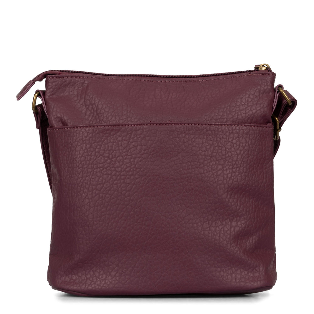 Pebbled N/S Crossbody Bag - Bentley