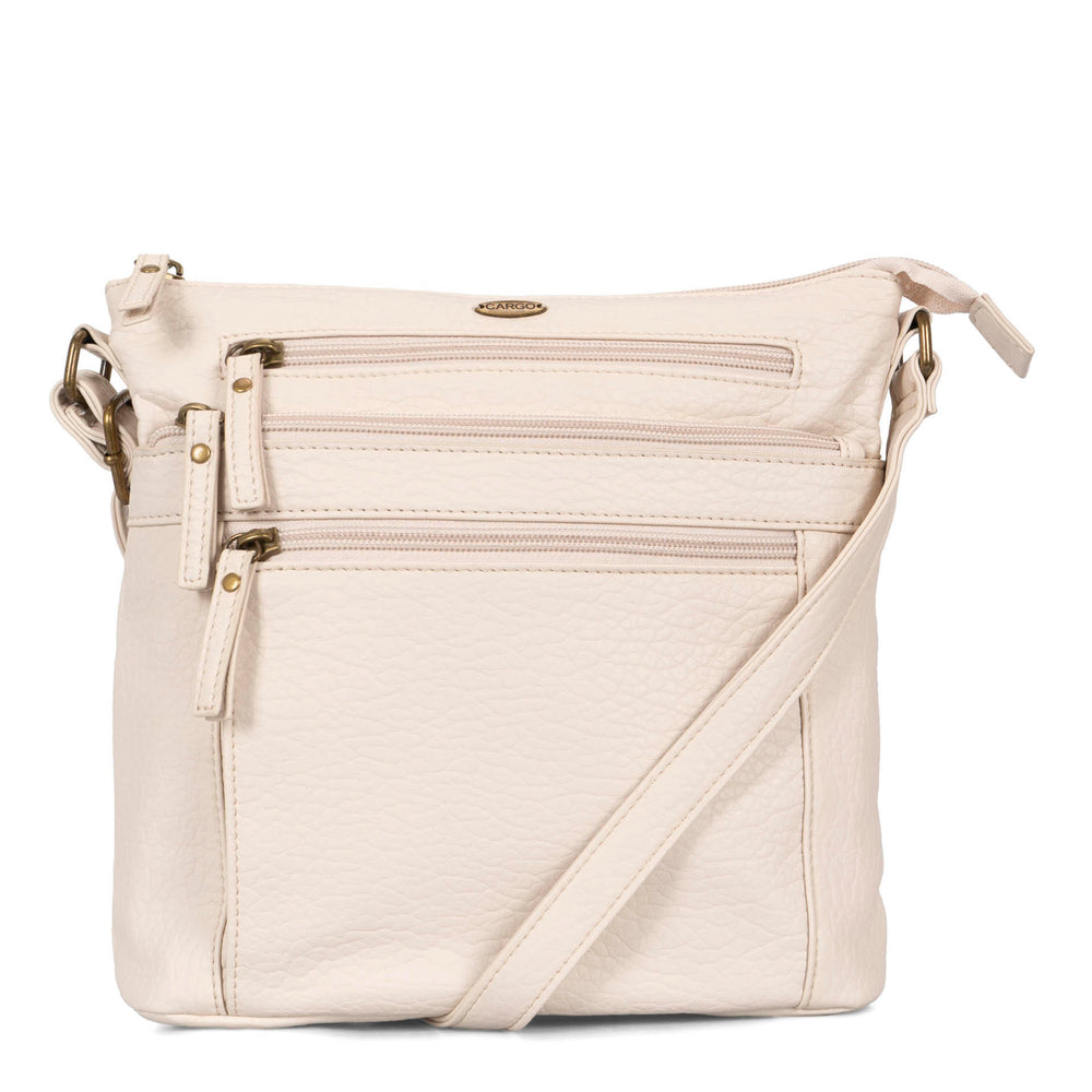 Sac à bandoulière grainé N/S
