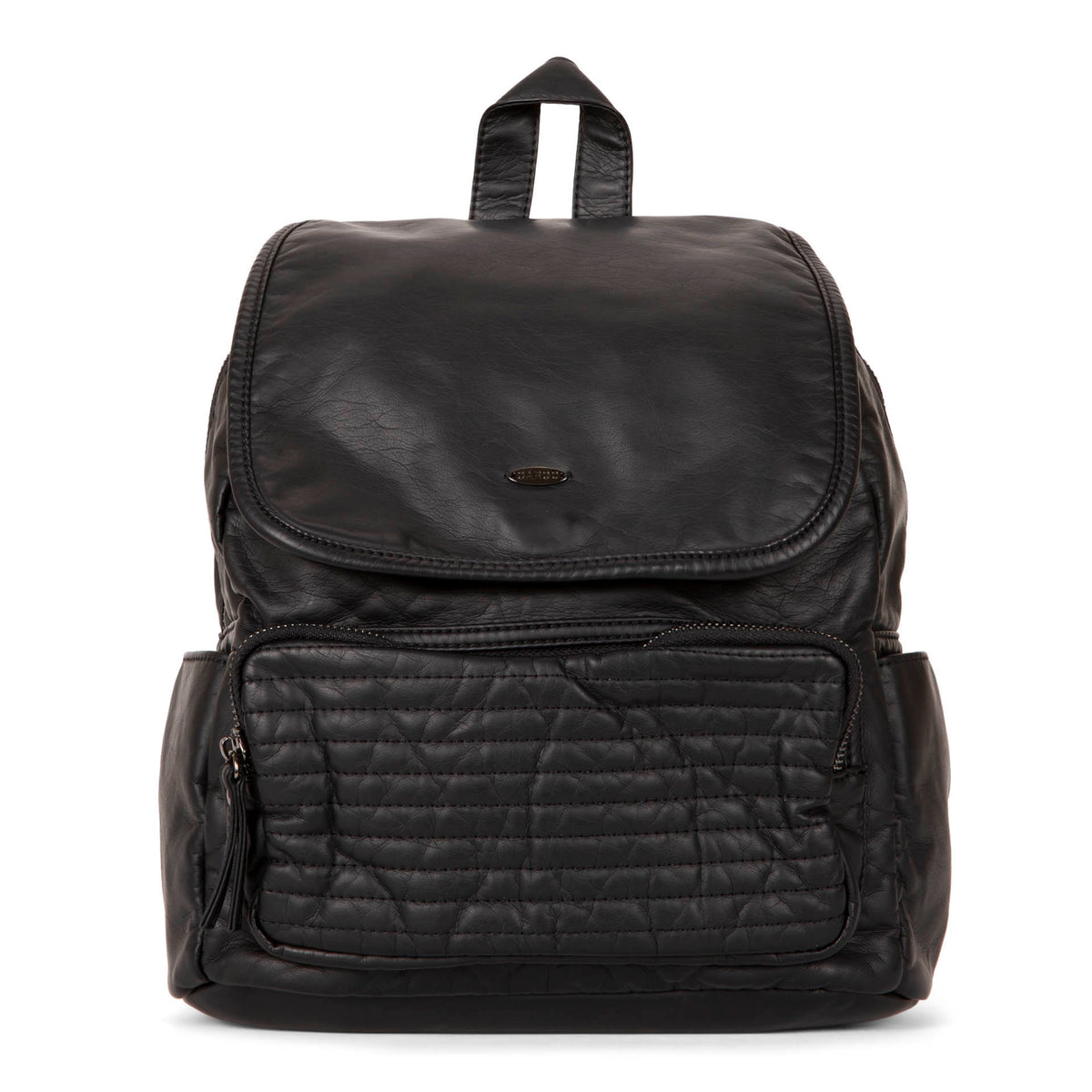 Sac à Dos Matelassé 4 Pièces Femme - Impression Rétro Couleur Unie Avec Sac à Main Et Bandoulière