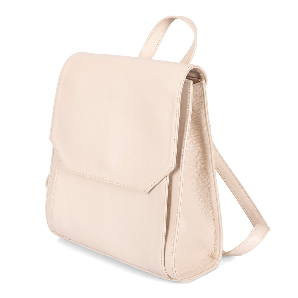 Leather RFID Flapover Fashion Backpack - Bentley