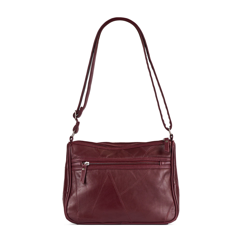 Sac à bandoulière RFID en cuir