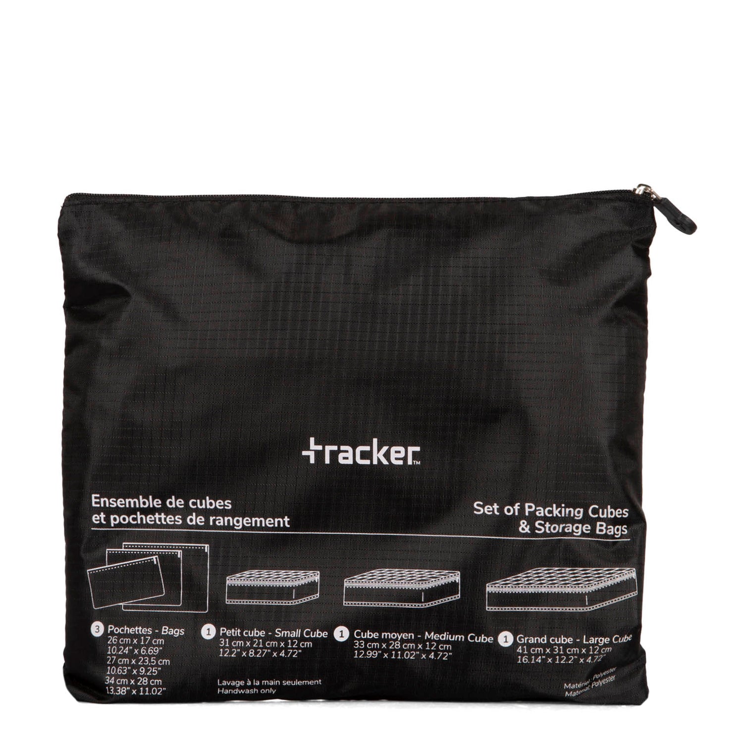 3 cubes d'emballage et 3 sacs de rangement -  - 

        Tracker
      
