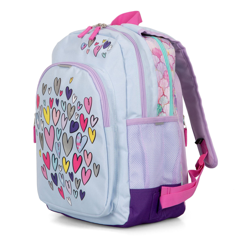 Mermaid and Hearts Reversible Backpack - Bentley