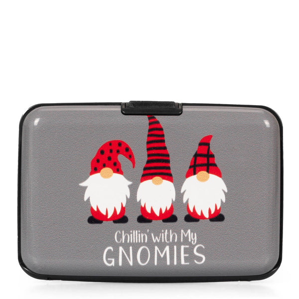 Aluminum Card Holder Chillin' with My Gnomies - Bentley