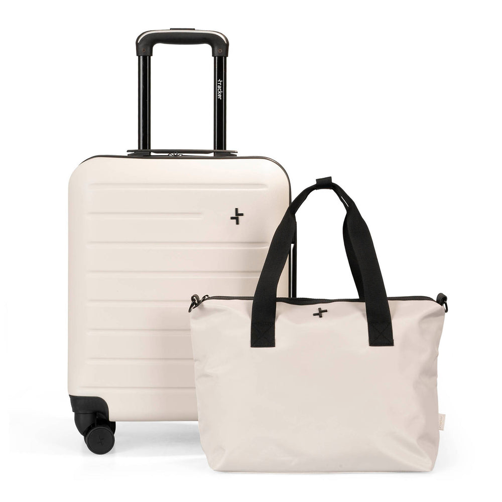 Tracker Uptown Hardside 20.5" Carry-On and Tote Bag Set - Bentley