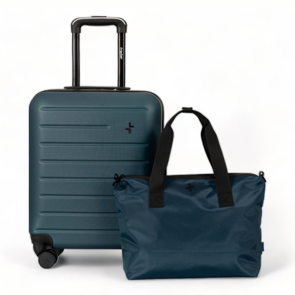 Tracker Uptown Hardside 20.5" Carry-On and Tote Bag Set - Bentley