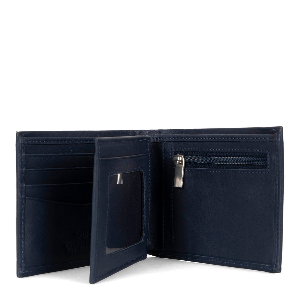 Portefeuille à rabat central Deluxe | RFID 
