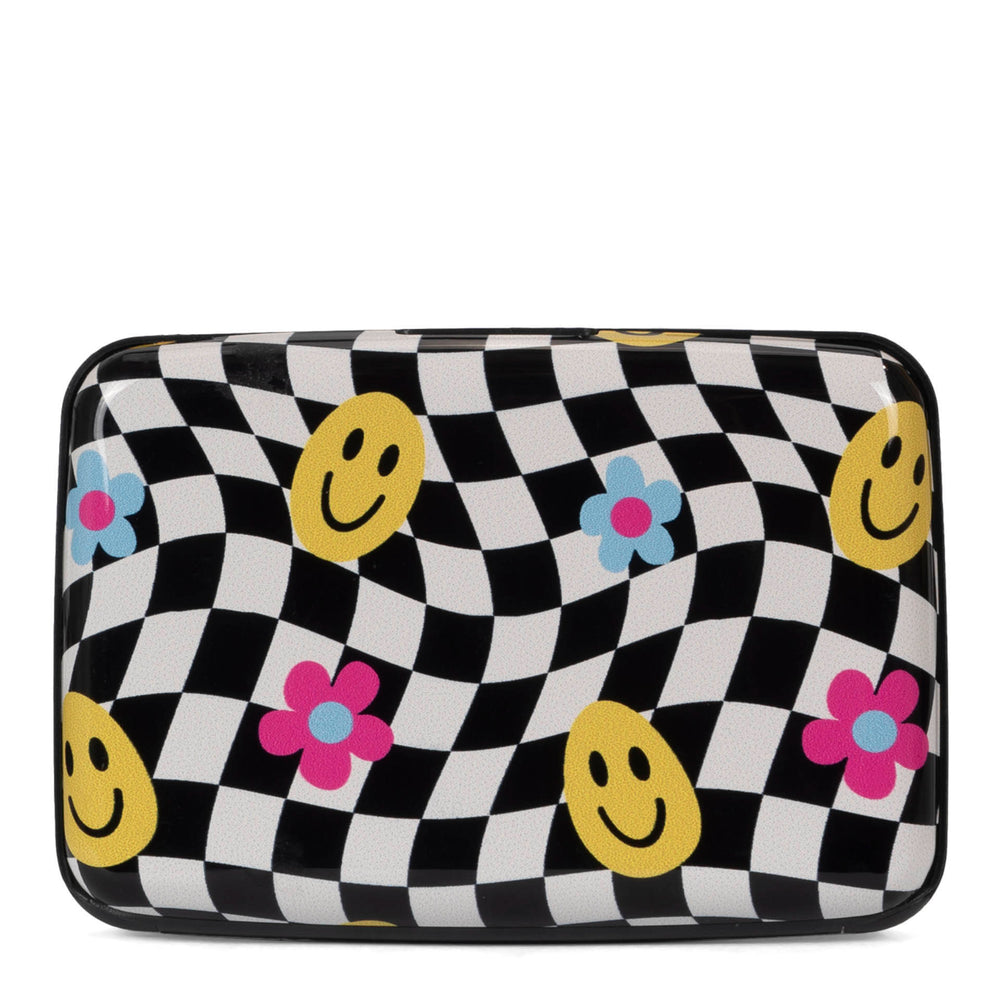Tracker Aluminum Case RFID Checkered Smiley