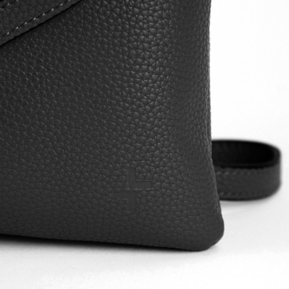 Sac à bandoulière Tracker Premium en cuir RFID sans coutures