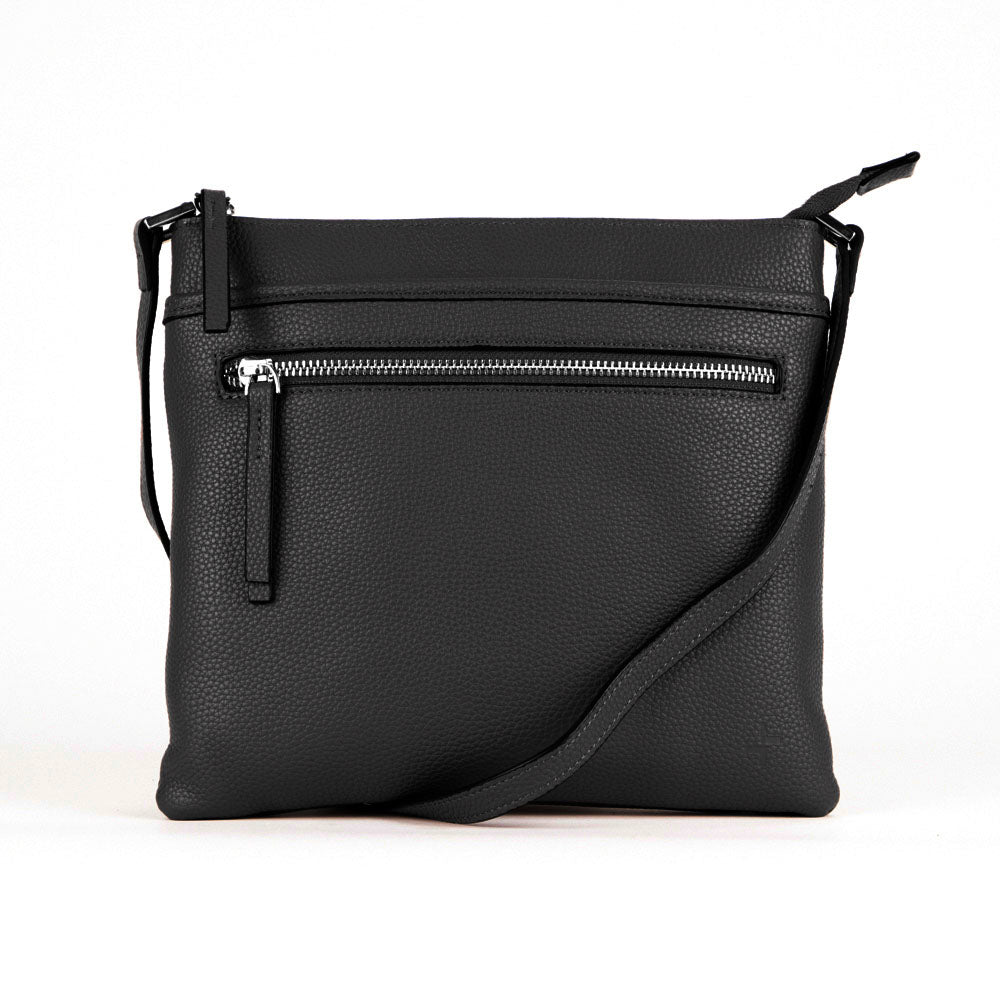 Sac à bandoulière Tracker Premium en cuir RFID sans coutures