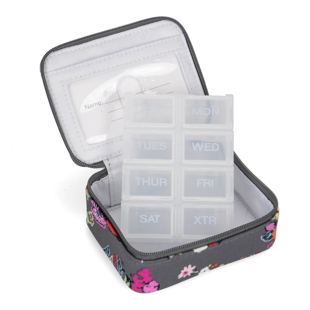 Pilulier de voyage Vera Bradley Gris Multi