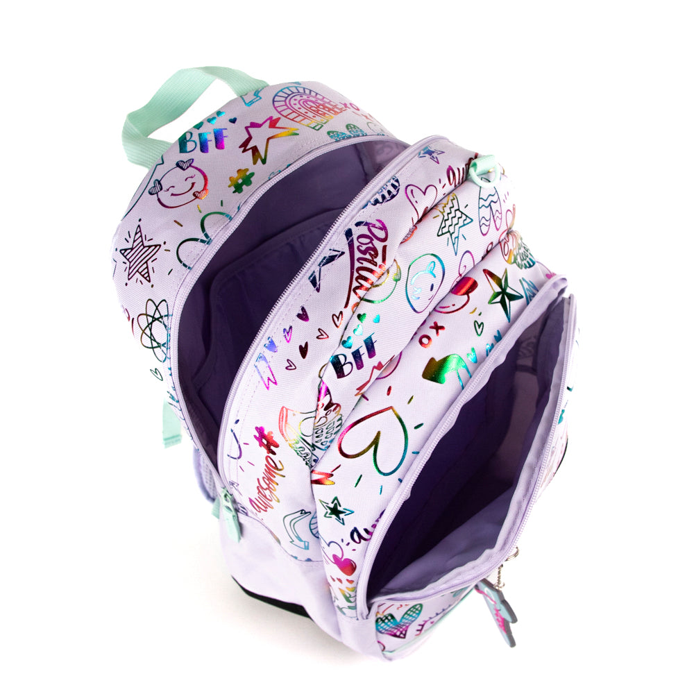 Tracker Doodle Foil Purple BP - Bentley