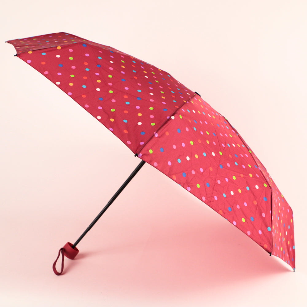 Parapluie court à pois imprimé Tracker 