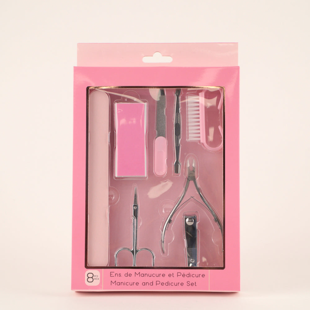 LT Jet Set Glam  8 PC Mani Set