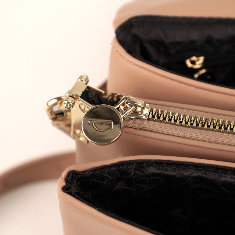 Riona Brenda 3-Compartment Handbag - Bentley
