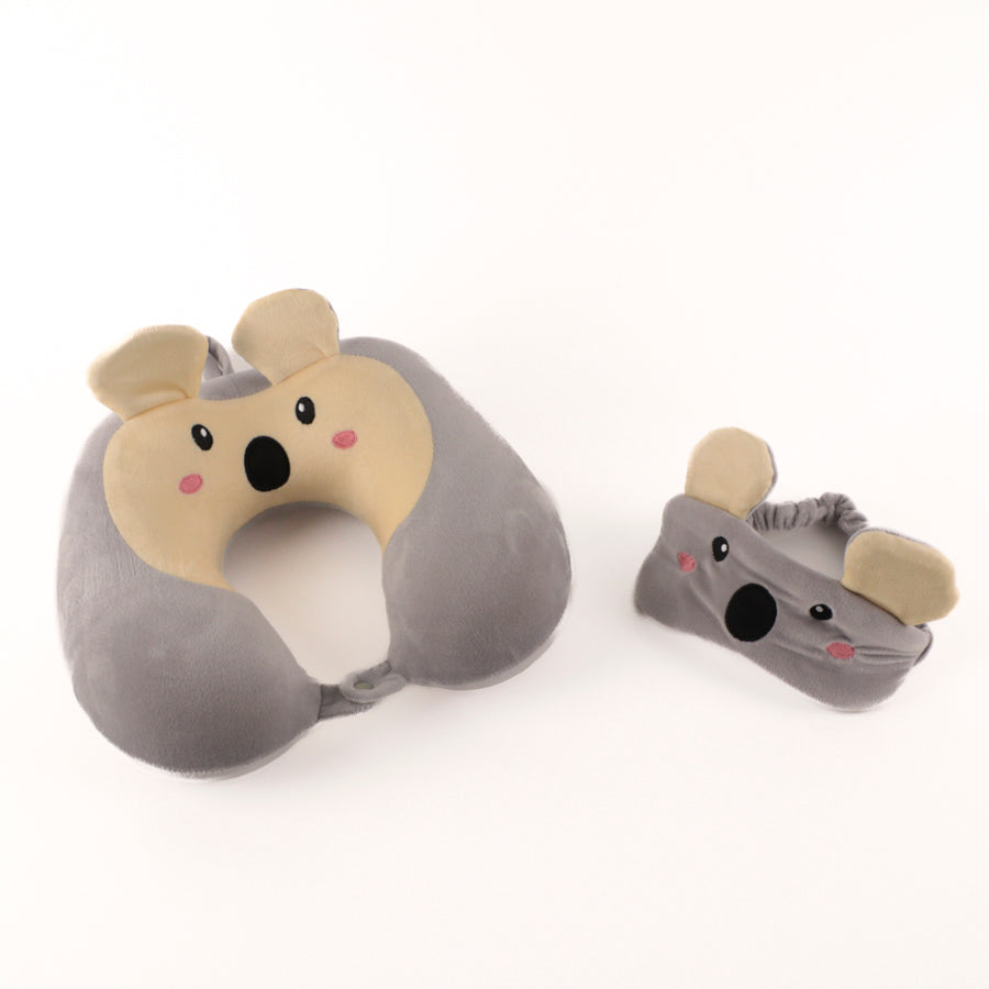 Ensemble Oreiller de Cou et Masque koala Tracker