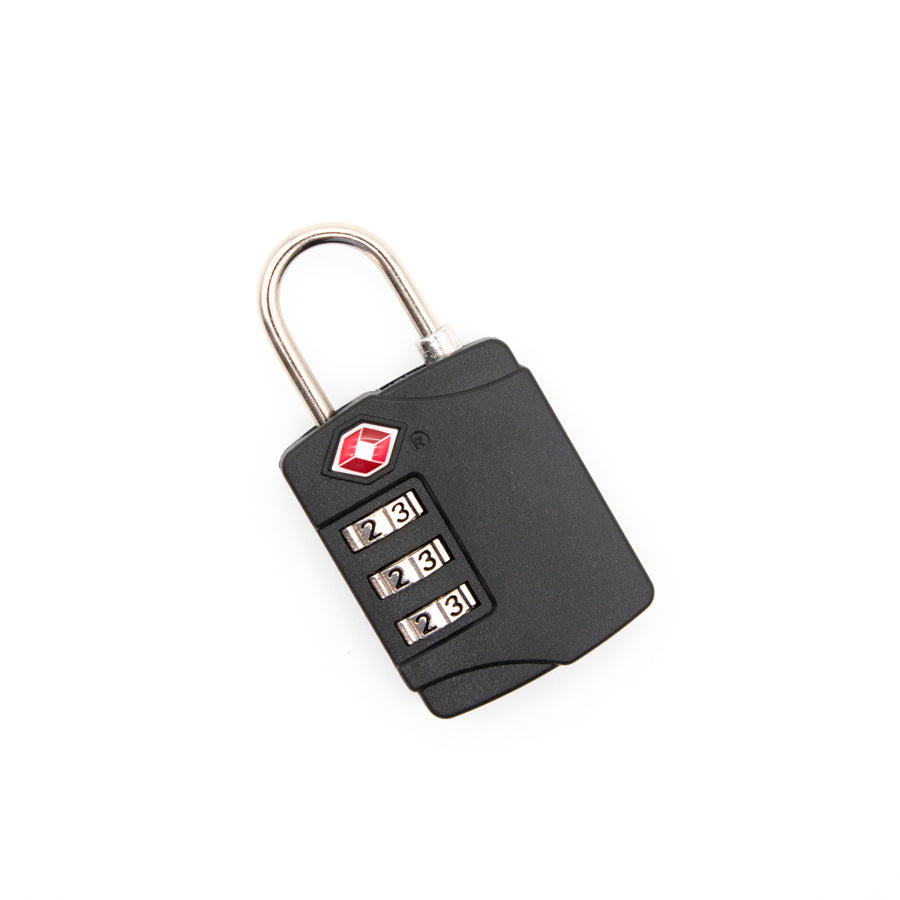 Cadenas Davidts TSA 280008 Noir, 3 Molettes, Pour Bagages, Neuf