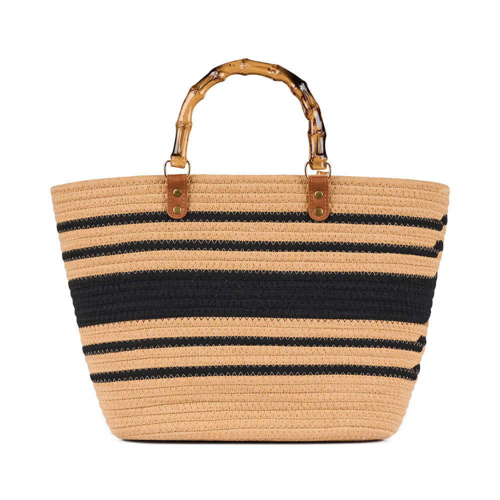 Sac fourre-tout en paille Bentley Nomad avec poignée