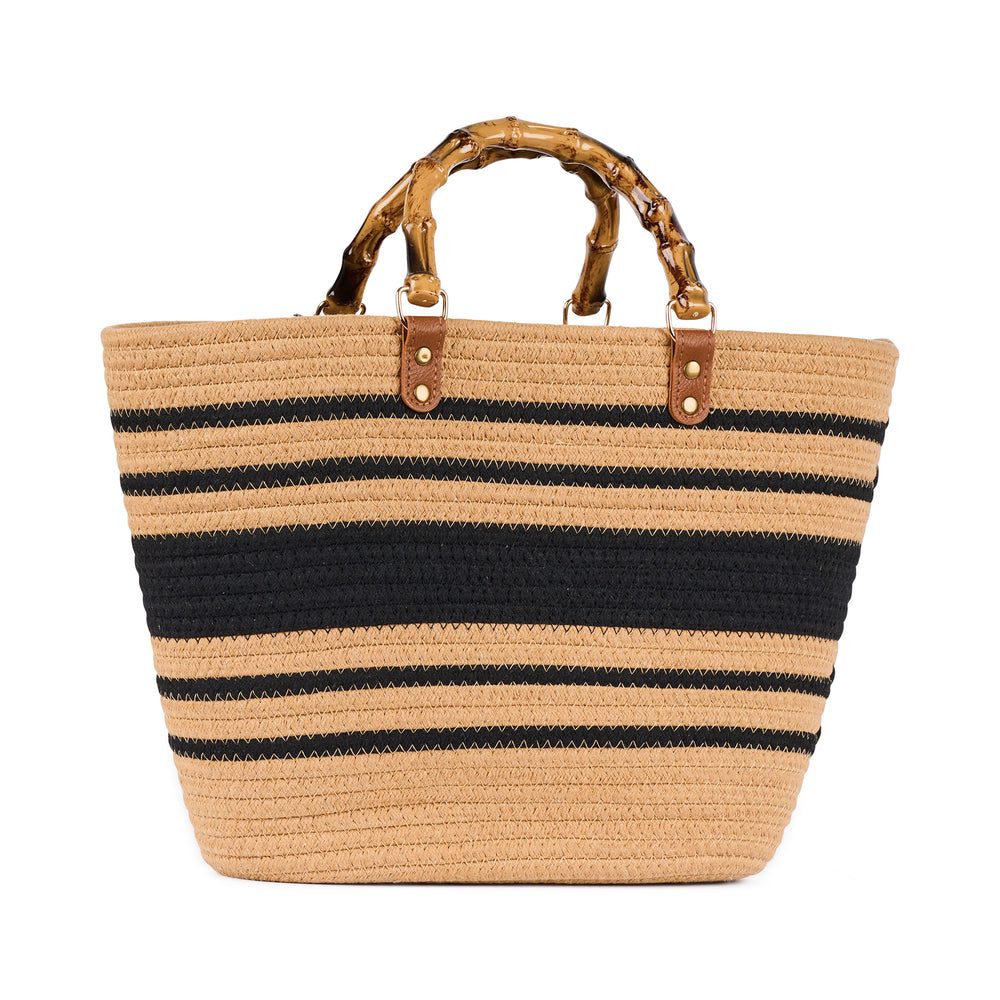 Sac fourre-tout en paille Bentley Nomad avec poignée