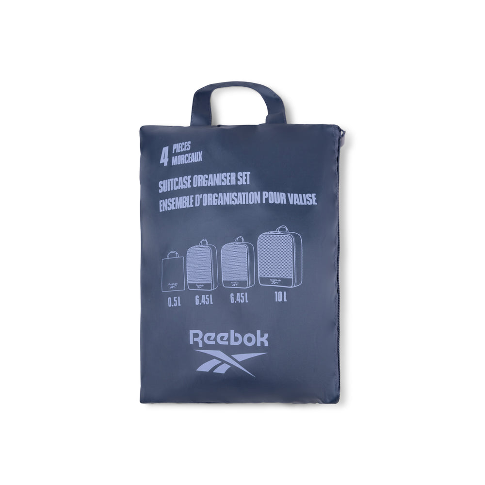 Reebok Record 3 pc packing cube set - Bentley