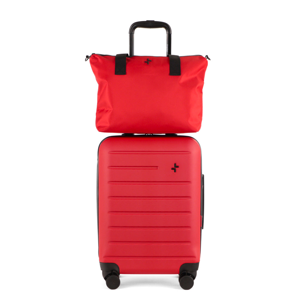 Tracker Uptown Hardside 20.5" Carry-On and Tote Bag Set - Bentley
