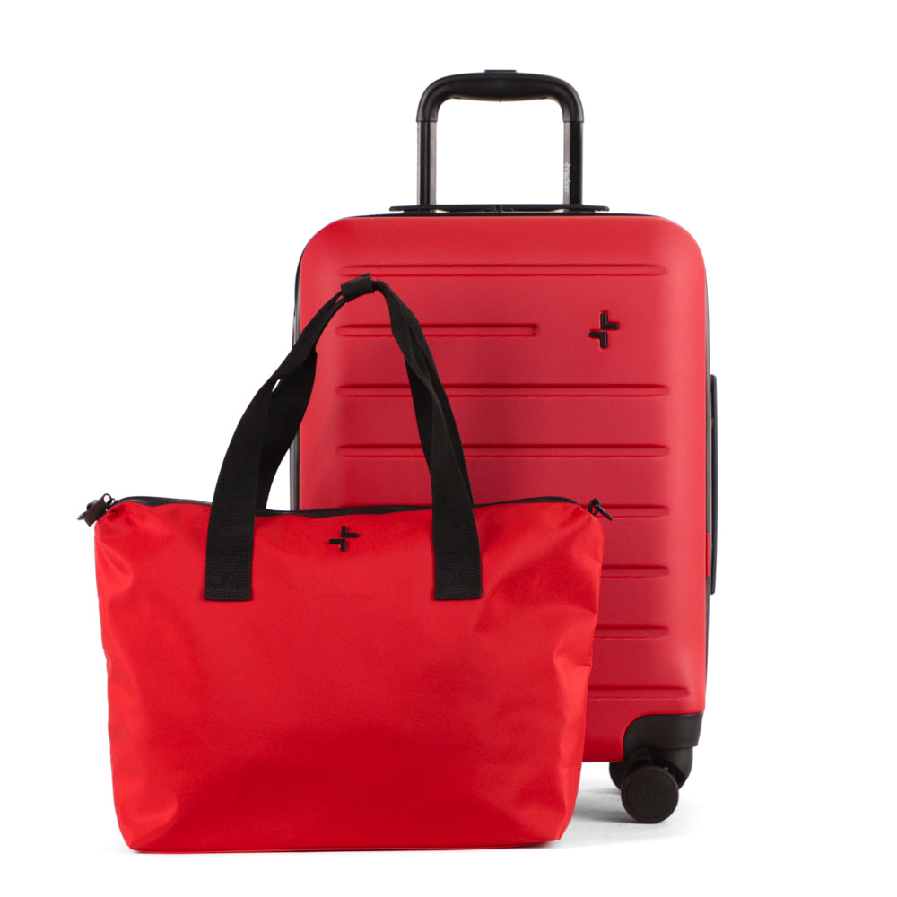 Tracker Uptown Hardside 20.5" Carry-On and Tote Bag Set - Bentley