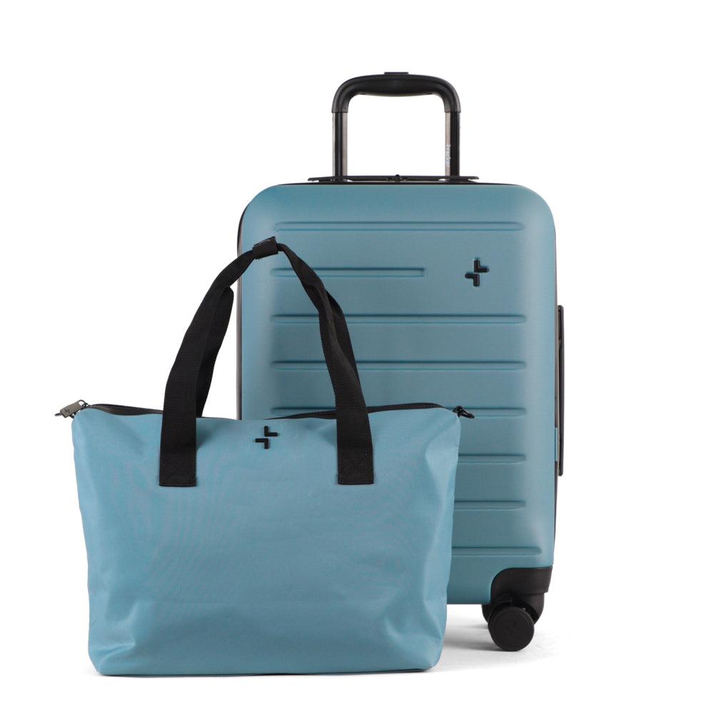 Tracker Uptown Hardside 20.5" Carry-On and Tote Bag Set - Bentley