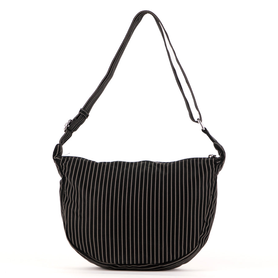 Striped crossbody hobo bag - Bentley