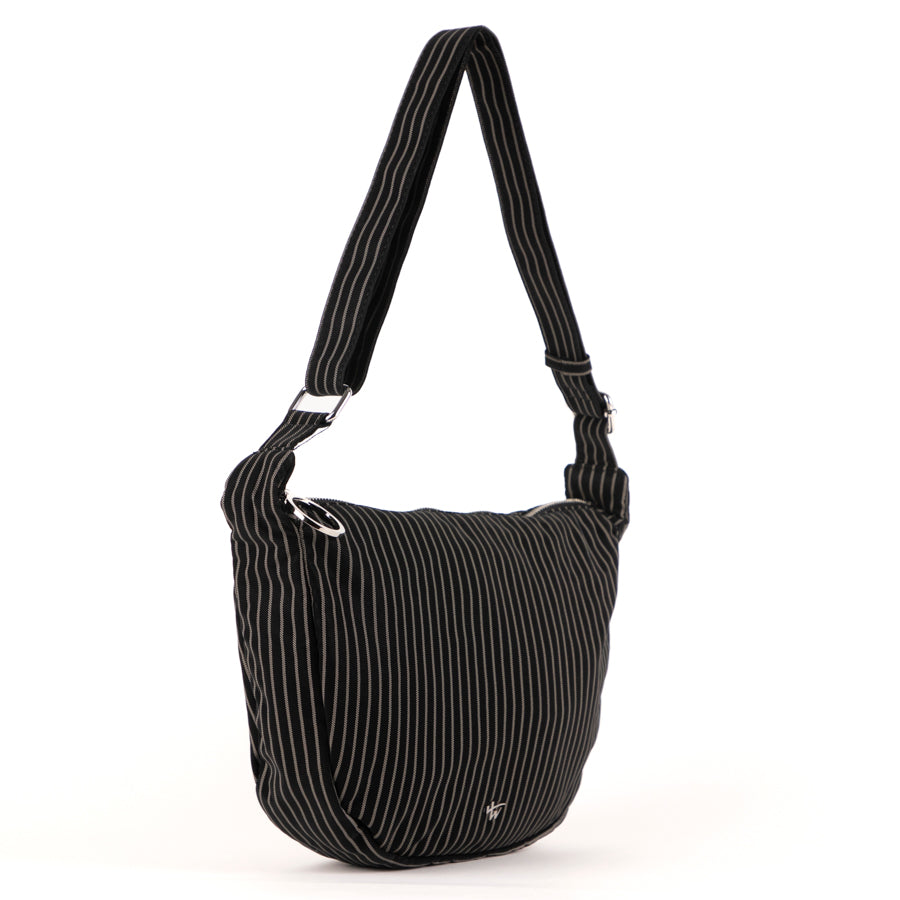 Striped crossbody hobo bag - Bentley