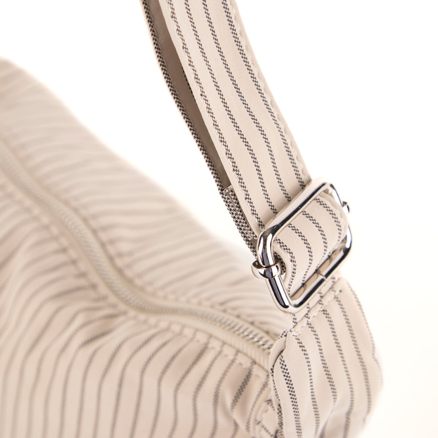 Striped crossbody hobo bag - Bentley