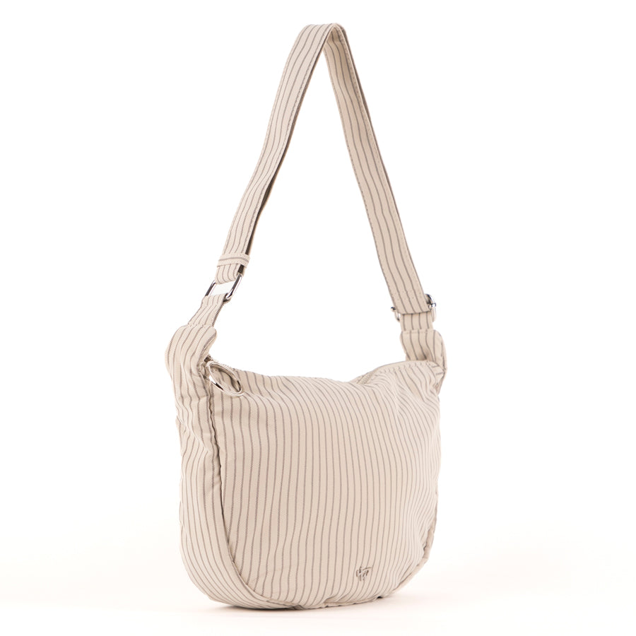 Striped crossbody hobo bag - Bentley