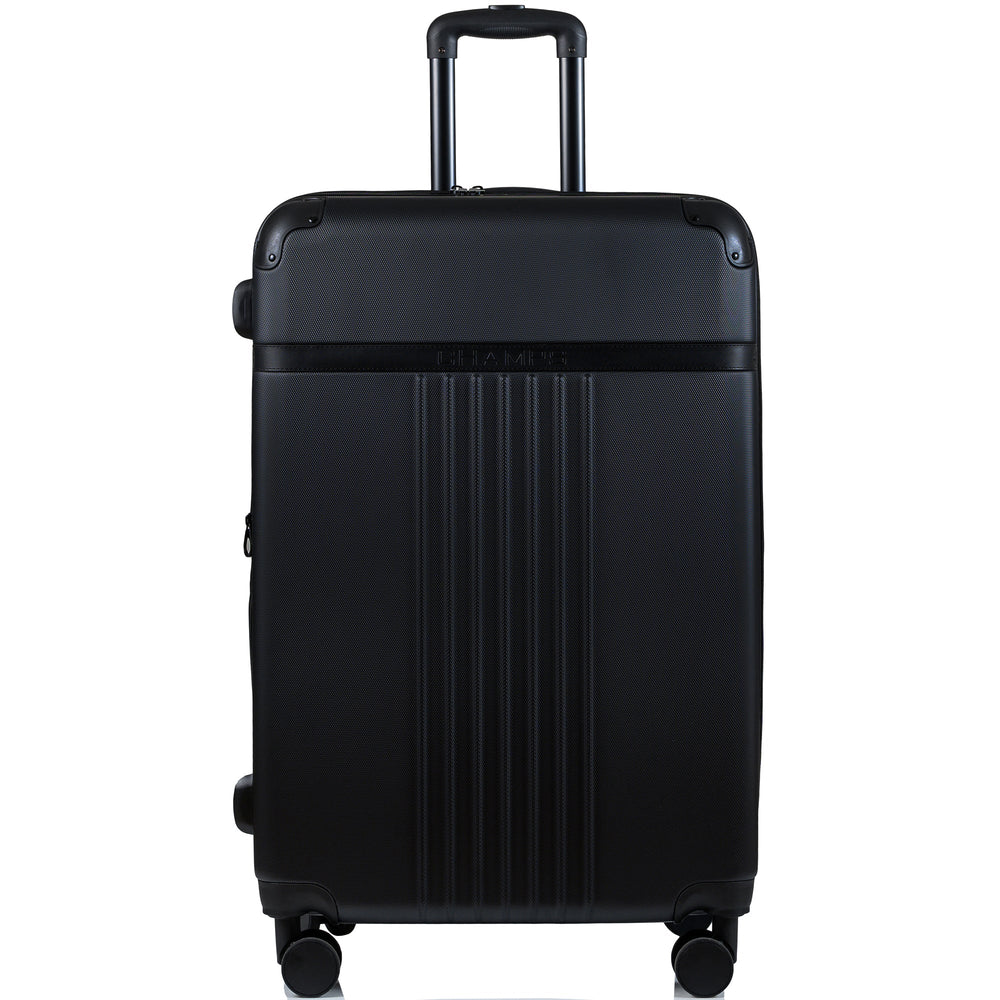 Ensemble de bagages noir vintage / 2 pièces