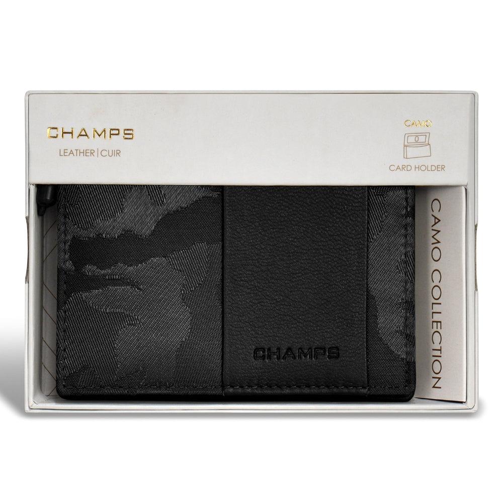 Porte-cartes camouflage / cuir