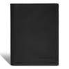 Portefeuille vertical en onyx/cuir