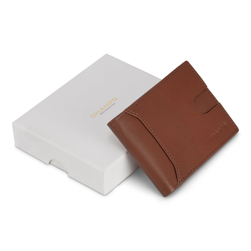 Portefeuille à deux volets Onyx / Leather Access
