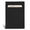 Porte-cartes hybride en cuir et onyx