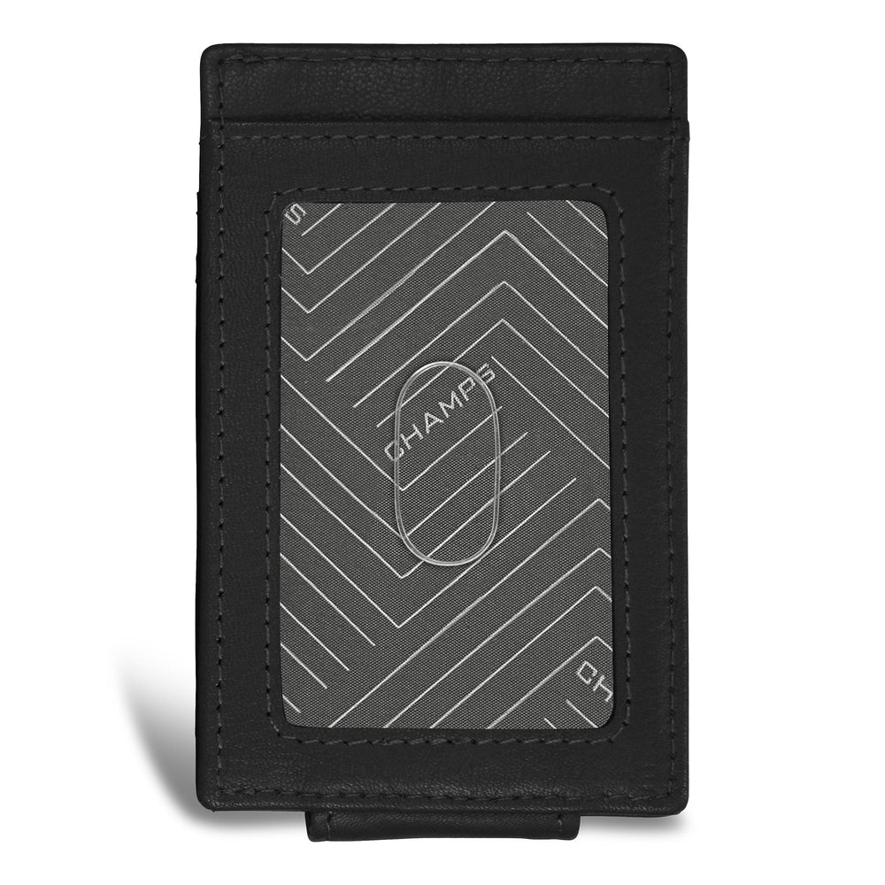 Étui pour carte magnétique en cuir et onyx