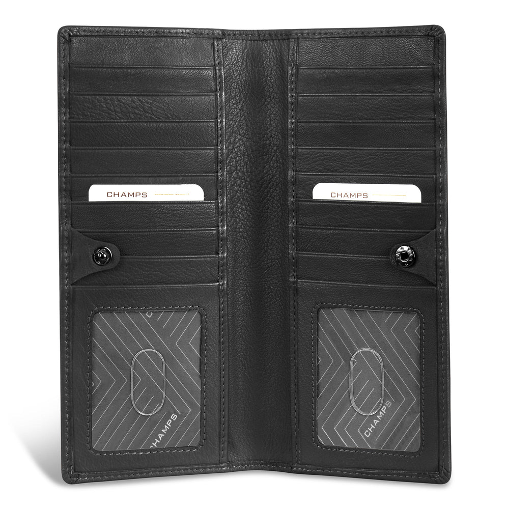Portefeuille de poitrine en onyx / cuir