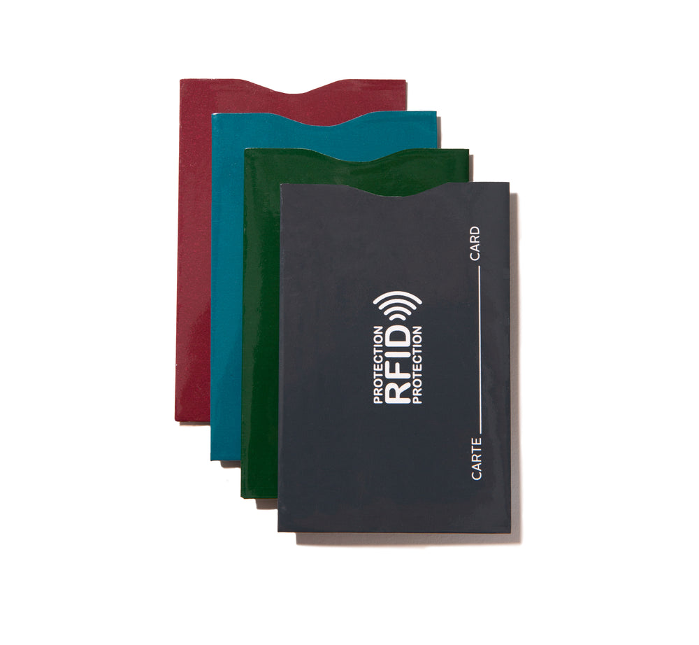 4 RFID Card Sleeves - Bentley