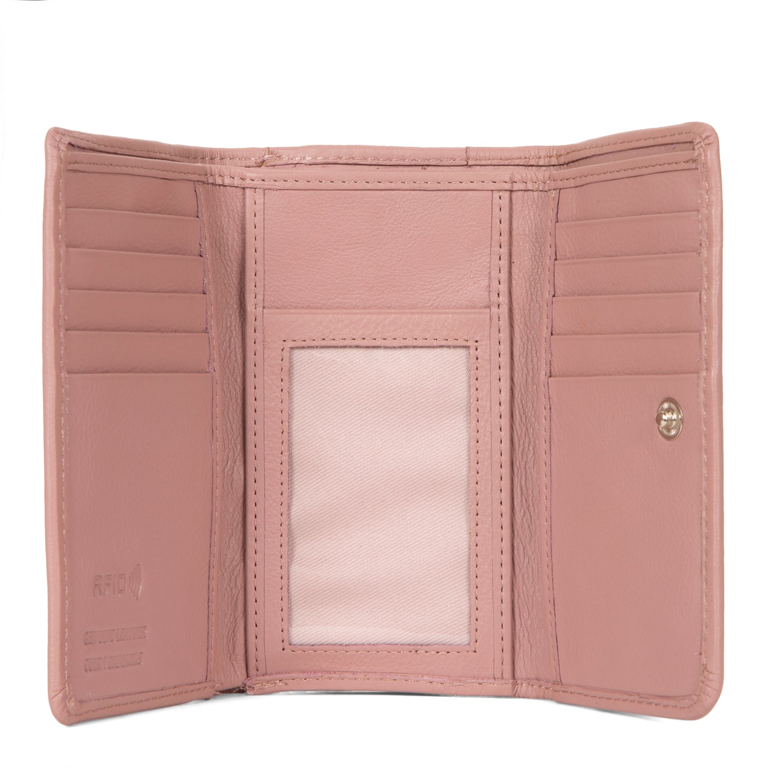Kara RFID Flap Leather Wallet - Bentley