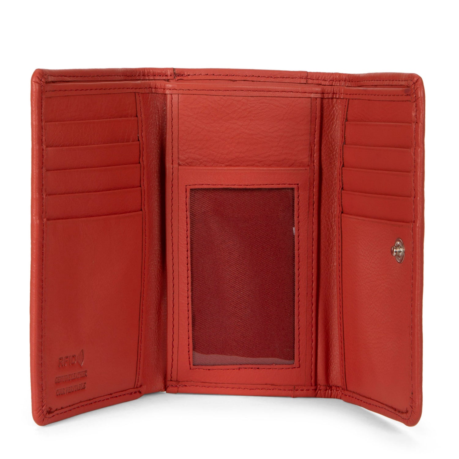 Kara RFID Flap Leather Wallet - Bentley