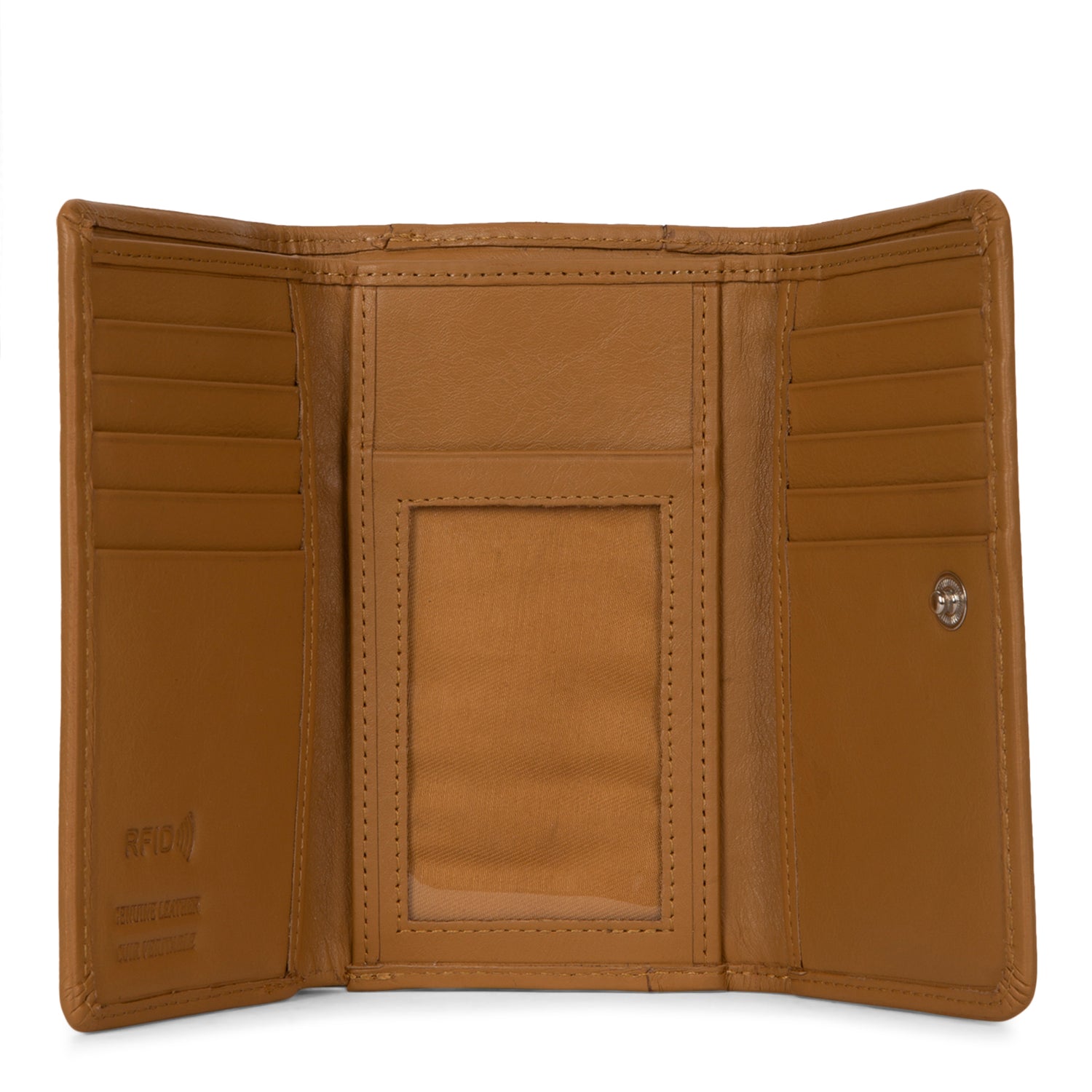 Kara RFID Flap Leather Wallet - Bentley