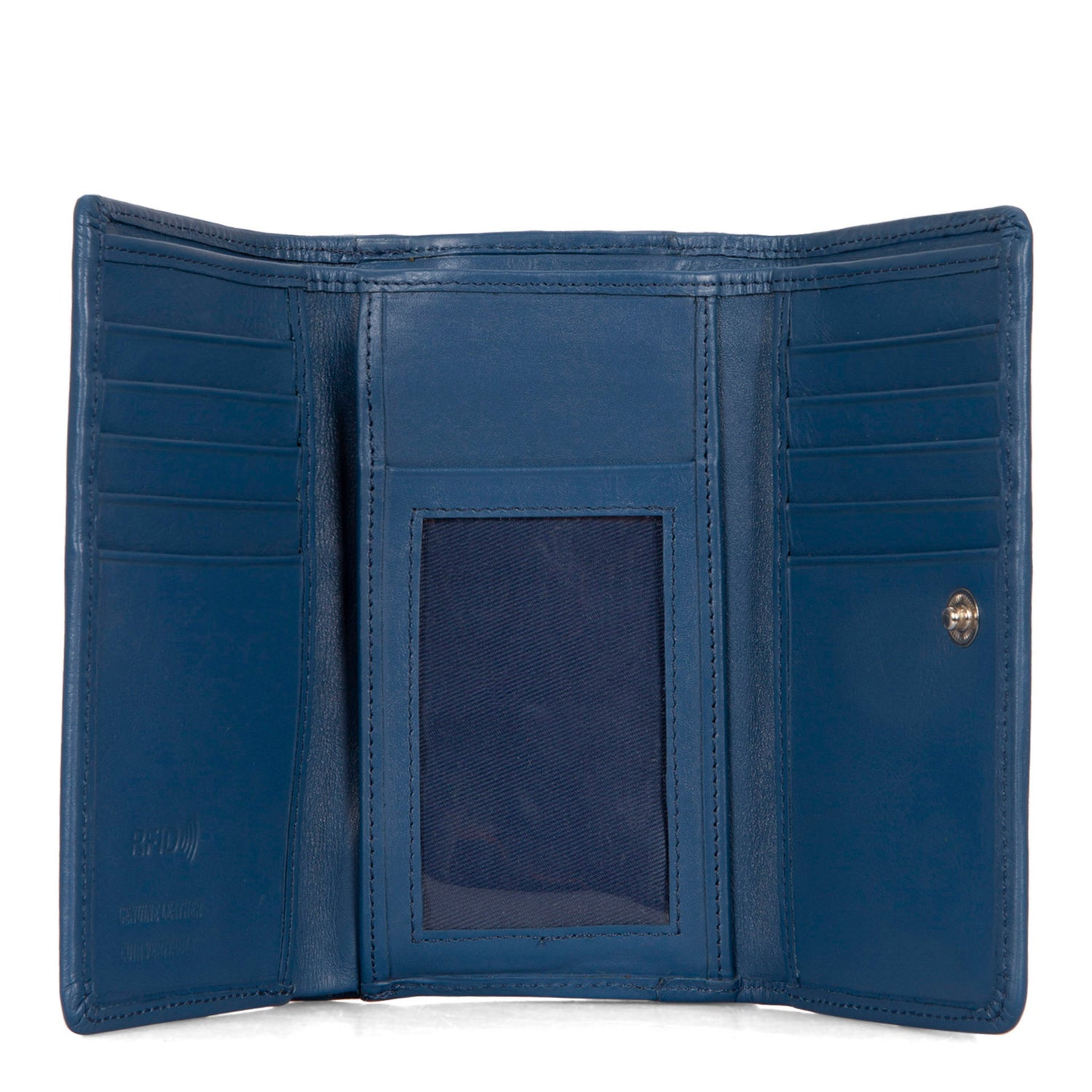 Kara RFID Flap Leather Wallet - Bentley