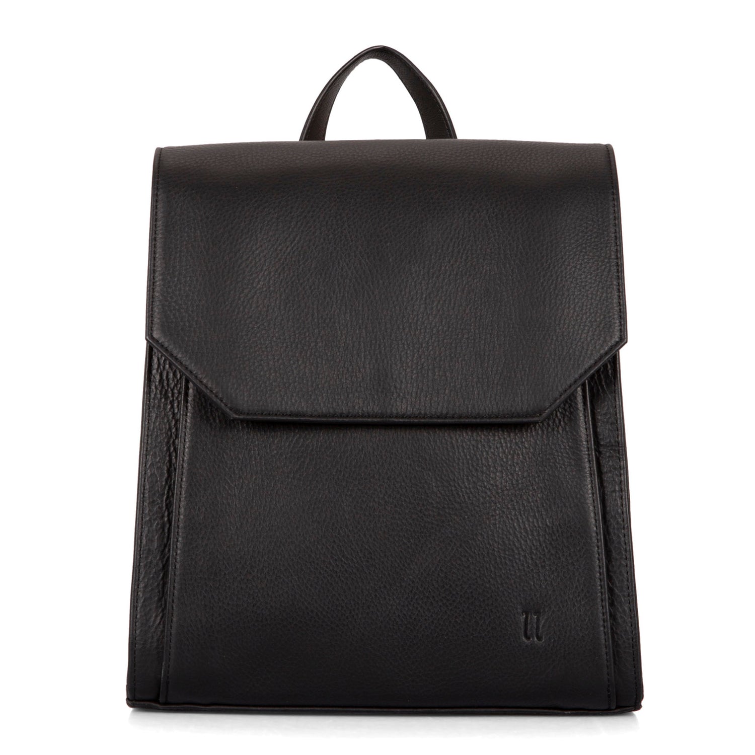 Leather RFID Flapover Fashion Backpack - Bentley