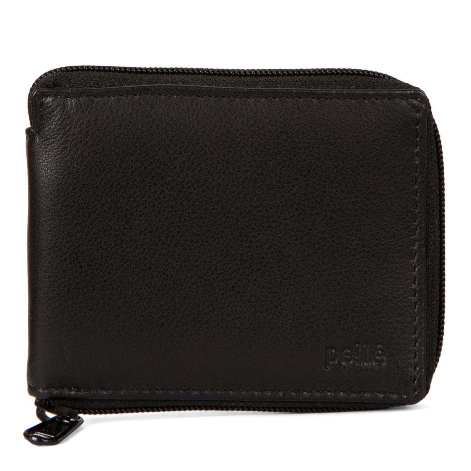 Leather Zip Around RFID Wallet - Bentley